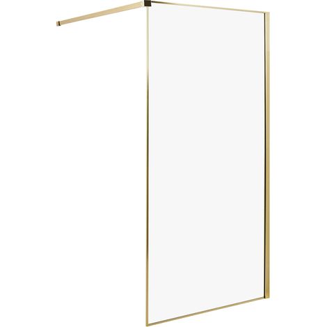 Duschwand WASPAM 100 x 190 cm Gold (1/5)