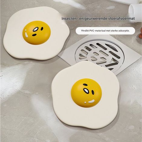 Set di 2 guarnizioni per scarichi a forma di avocado, con funzione repellente per odori e insetti, ideali per bagno e cucina. (1/4)