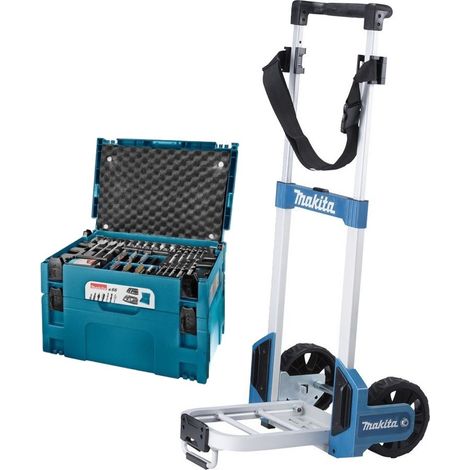 Makita Foldable MakPac Case Trolley Sack Truck + Makpac Cases + Accessories (1/4)