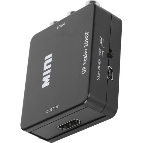Convertisseur RCA vers HDMI Haute Définition pour Lecteurs DVD et Caméscopes (1/5)