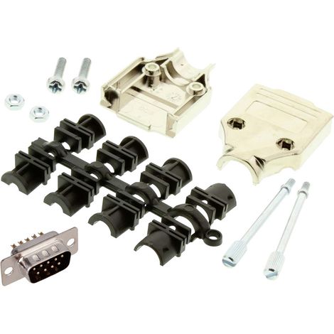 MH Connectors MHDTPK9-DM9P-K D-SUB Stiftleisten-Set 180 ° Polzahl: 9 Lötkelch 1 St.