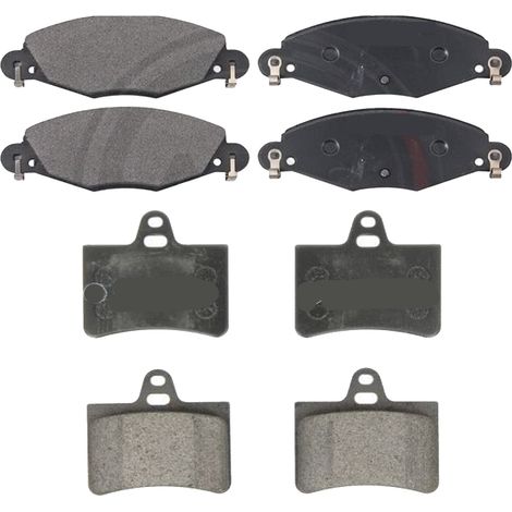 KIT PASTIGLIE FRENO ANTERIORI E POSTERIORI compatibile con CITROEN C5 I (DE,DC,RE) / PASTIGLIE FRENANTI AUTO OEM FDB1412,FDB1413 / SOSTITUZIONE DIRETTA / BASSA POLVERE / SILENZIOSO