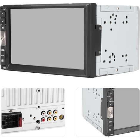 2-DIN-Autoradio mit 7-Zoll-HD-Touchscreen, MP5-Player, Bluetooth-Multimedia-Player, FM-Radio, USB-Anschluss, SD-Kartensteckplatz und Freisprecheinrichtung (1/5)