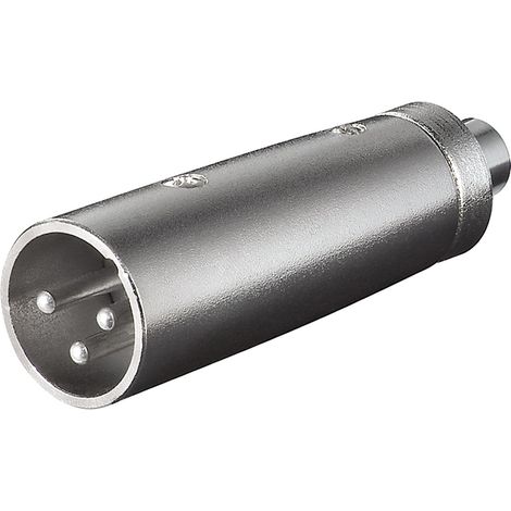 XLR-Adapter, Cinch-Buchse zu XLR-Stecker, XLR-Stecker (3-Pin) Cinch-Buchse. (1/3)