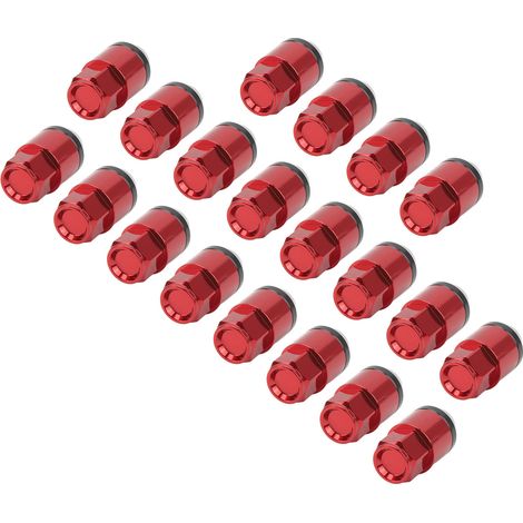 M12x1,5 19 mm L42 mm Hochfeste, rostfreie Radmuttern, professioneller Universalersatz für Mitsubishi, Rot (1/5)