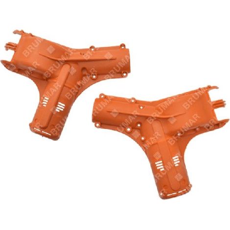 Kit media carcasa cabezal para agitador de aceitunas COMPATIBLE - 016122