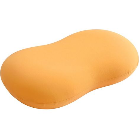 Oreiller Cervical Memoire - Forme Ergonomique Pour Col Et Nuque - Support De La Courbure Cervicale - 55 x 35 x 11 cm - Jaune (1/5)