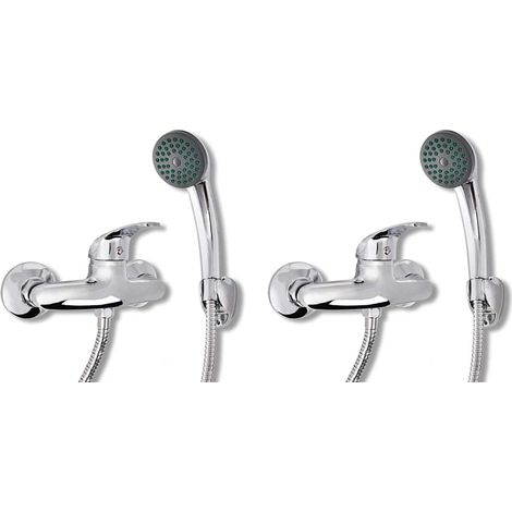 vidaXL Kit de douche 2 pcs (1/5)