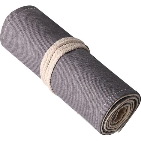 und Rollbarem Stiftehalter mit 36 Löchern aus Canvas