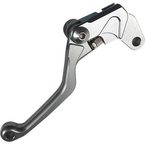 Levier Cross Alu Court Repliable - Embrayage - Couleur Titane - KTM EXC (1/2)