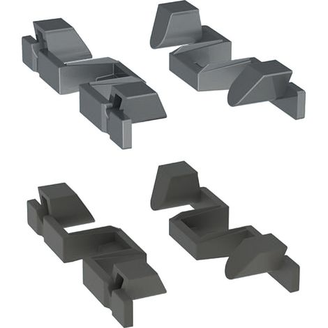 Geberit fermeture de profil CleanLine60 Set, 243.317.00.1,