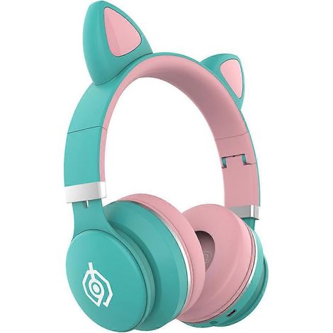 Casque de jeu sans fil avec double sortie audio stéréo, compatible carte TF (1/5)