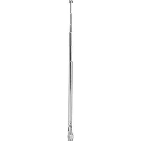 Antenne télescopique avec connecteur SMA mâle en alliage d'argent pour communication radio LimeSDR 40 MHz-6 GHz (1/5)
