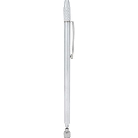 Pince télescopique LAN-5006 en acier inoxydable, aimant permanent 2lb, outil de ramassage argenté (1/5)