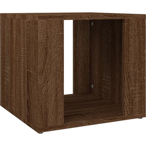 Maison Exclusive - Nachttisch Braun Eichen-Optik 41x40x36 cm Holz