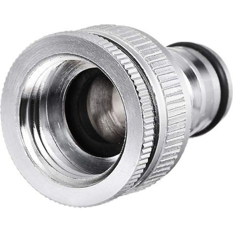 Connettori per tubi G1/2 G3/4, nichelati, pratici raccordi 2 in 1 per il drenaggio dell'acqua (1/4)
