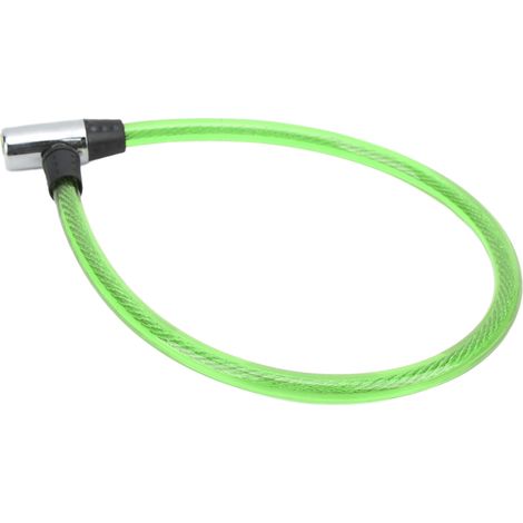 Câble de sécurité en acier renforcé pour vélo et moto, portable et polyvalent pour portail ou équipements extérieurs - Vert (1/5)