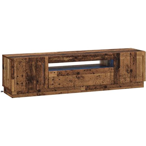 LED-TV-Schrank Altholz Holzwerkstoff vidaXL (1/5)