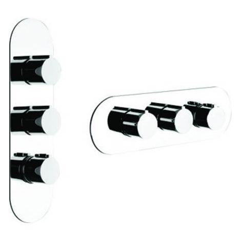 Gessi Tondo, Fertigmontageset mit 2 separaten Wegen, 43064031