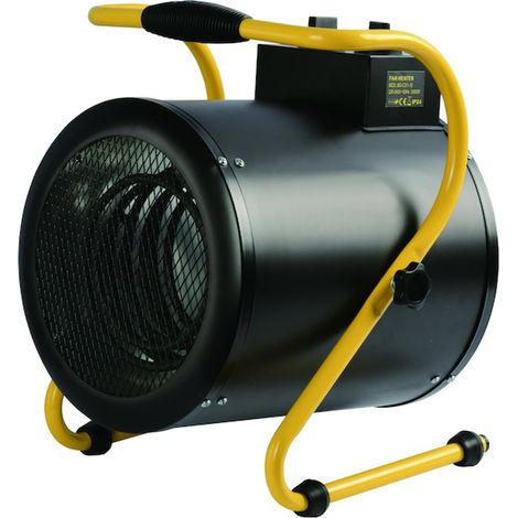 Chauffage électrique portable - Puissance : 3 kW - Débit d'air : 386 m³/h - FIRST