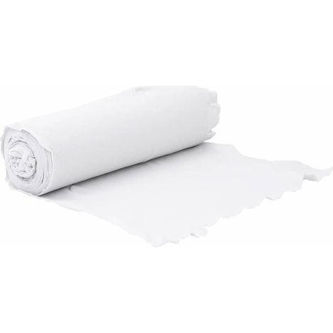 Membrane géotextile blanc 1 x 50 m fibre de polyester