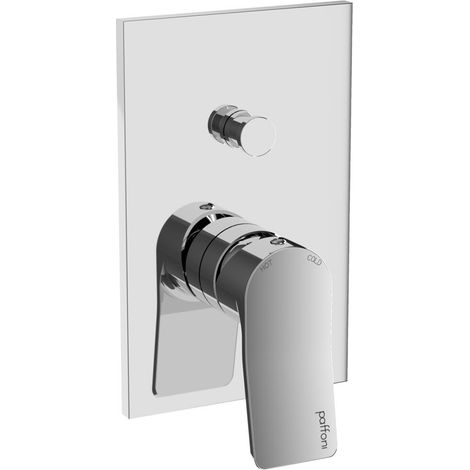 Miscelatore incasso doccia Tilt con deviatore in ottone cromo di (1/3)