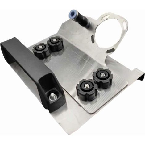 Support pour meuleuse d'angle pour la découpe de chanfreins à 45° de carrelage, support de coupe A (1/4)