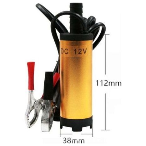 oder DC 12 V elektrische Tauchpumpe Edelstahl-Tauchpumpen für Wasser Öl Kerosin 12 l/min Betankungswerkzeug