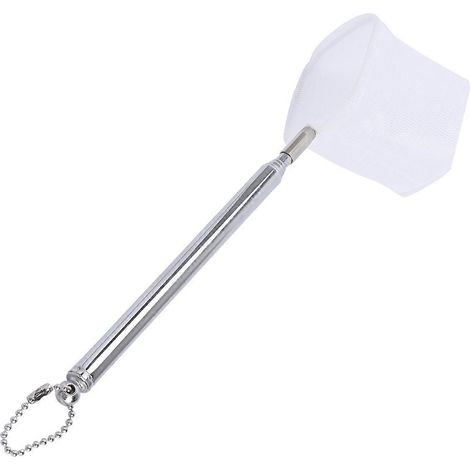 Épuisette télescopique pour aquariums, résistante, avec poignée, filet de pêche 3D (maille carrée, couleur aléatoire). (1/2)