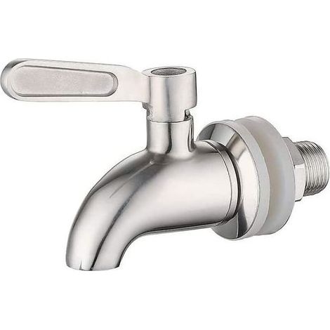 Distributeur d'eau du robinet rotatif en acier inoxydable 304 – Pour vin, bière, jus de fruit – Diamètre 16mm – Résiste à 50 millions de retournements (1/4)
