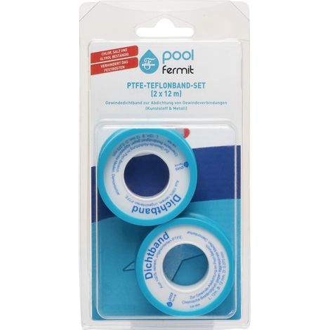 Fermit Pool Pool PTFE-Teflonband 2er Set 09131