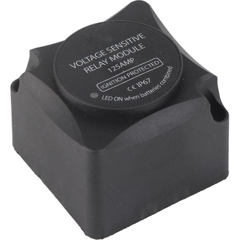 Automatisches Dual-Batterie-Laderelais 125A VSR, spannungsgesteuerter Batterietrenner, 12V/24V-Isolator mit intelligenter Ladefunktion (1/5)