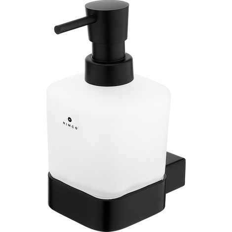 Nimco Kibo Noir Distributeur de savon liquide mural Ki-14031C-T-90 (1/5)