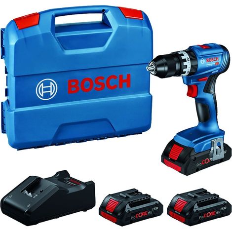 Bosch Taladro percutor GSB18V-45 18 V 4,0 Ah 3 baterías (1/5)