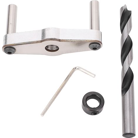 Kit de gabarit à chevilles aluminium acier inox perçage trou droit calibrage 0 à 60 mm auto-centrant 8 mm (1/5)