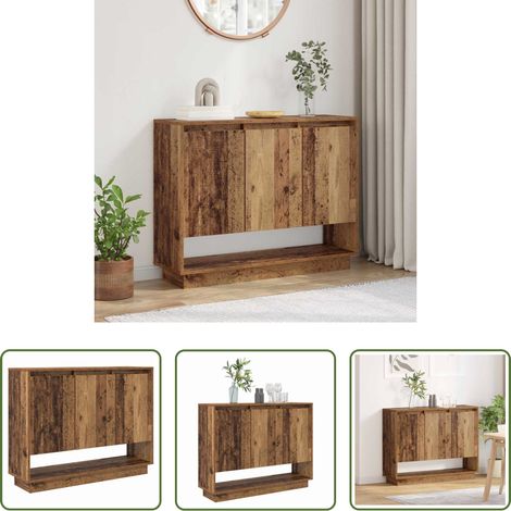 Holzwerkstoff - Sideboard Altholz 97 x 29 x 75 cm Holzwerkstoff (1/5)