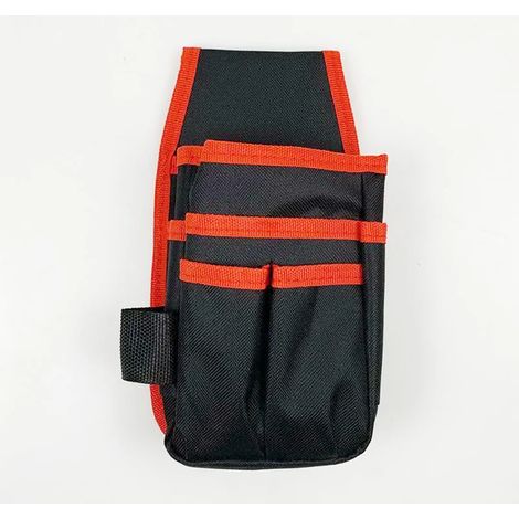 Sacoche à outils pour électricien, organisateur de sac à outils, sac banane pour outils, sangle de taille ajustable pour bricoleur, électricien, charpentier (1/3)