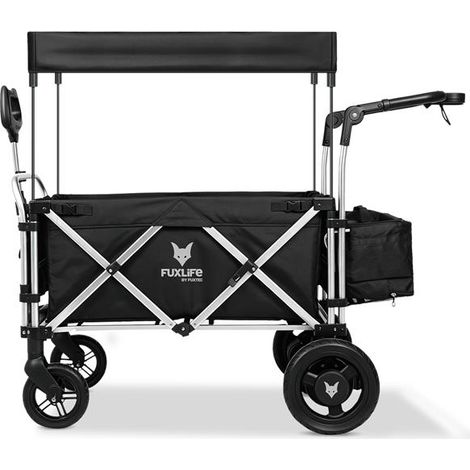 FUXLIFE by FUXTEC E Bollerwagen FX-E-CTL900 mit Antrieb elektrischer Transportwagen 2 x 150 W faltbar mit Dach (1/5)