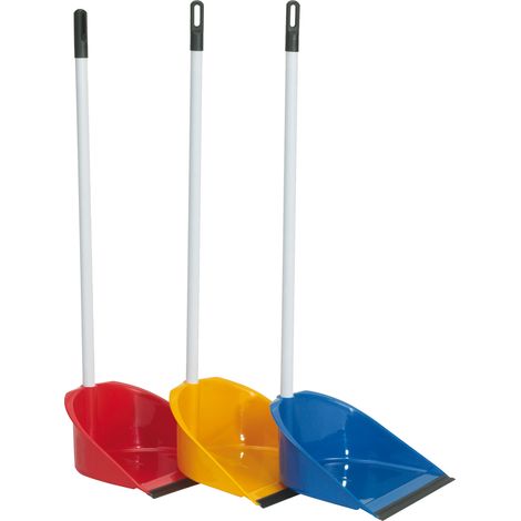PALETTA PER IMMONDIZIA CON MANICO CM.34X39X69H. Prezzo per 1 pezzo.