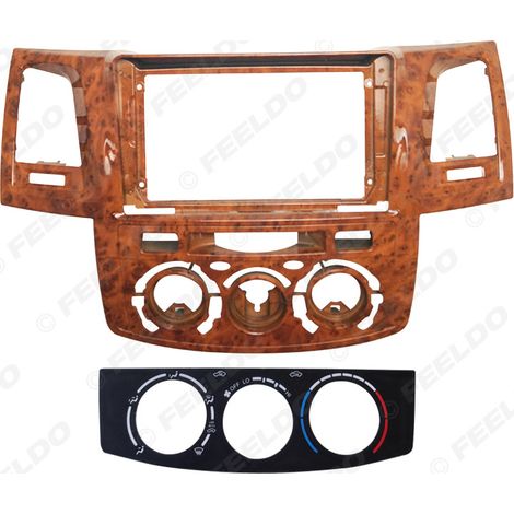 Compatible with Toyota Hilux/Vigo 2005: Android widescreen, navigation frame, 9-inch audio panel. (1/5)