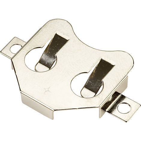 TRU COMPONENTS BC2001 Connecteur clip pression 1x CR 2016, CR 2020, CR 2025, CR 2032 contact à resso