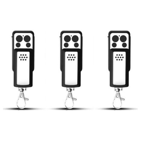 3 Télécommandes pour Motorisation de PortailCompatible Avidsen 114253, 104257, 104250Design Compact à Glissière, 4 Canaux, Signal Stable, Clonage Facile (1/5)