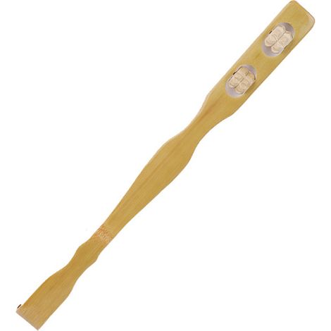 Grattoir À Dos - En Bambou Naturel - 45 cm - Conception Courbée Ergonomique - Pour Adultes Hommes Et Femmes - Lot De 4 (1/5)