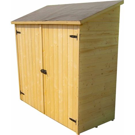 Casetta foresta mod. eden in legno massello a pannelli 16 mm 163x74 con pavimento - Foresta (1/6)