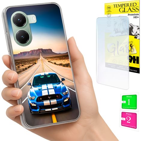 Funda para Xiaomi Poco X7 Pro 5G con cubierta trasera para fotos y cristal 9H. (1/5)