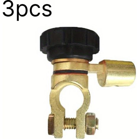 3pcsBattery Switch Car Power Off Switch Battery Switch Anti Leakage Protection Switch Car Battery Modification Accessories (1/5)