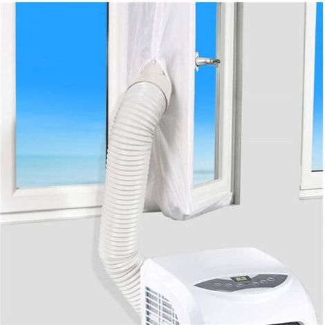 Bricoomarket – 4 m Fensterdichtung für mobile Klimaanlagen – Wasserdichter Heißluftabweiser – Einfache Installation – Zubehör für mobile Klimaanlagen (1/5)