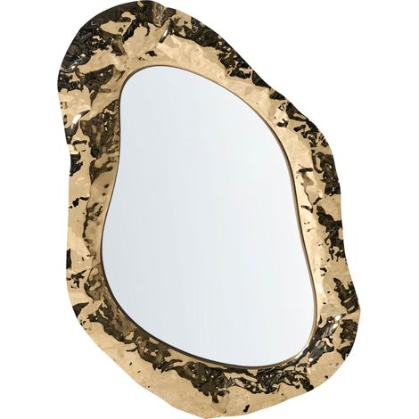 Specchio da parete decorativo da parete con Telaio in acciaio inossidabile Oro Jossigny