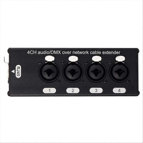 Rallonge de câble réseau audio/DMX 4 canaux XLR 3 broches et rallonge de signal réseau DMX512 F (1/5)