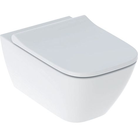 Geberit Smyle Square Set Wand-WC Tiefspüler, geschlossene Form, (1/10)